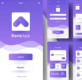 Banking App slide